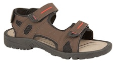 PDQ Triple Touch Fastening Sports Sandal Brown